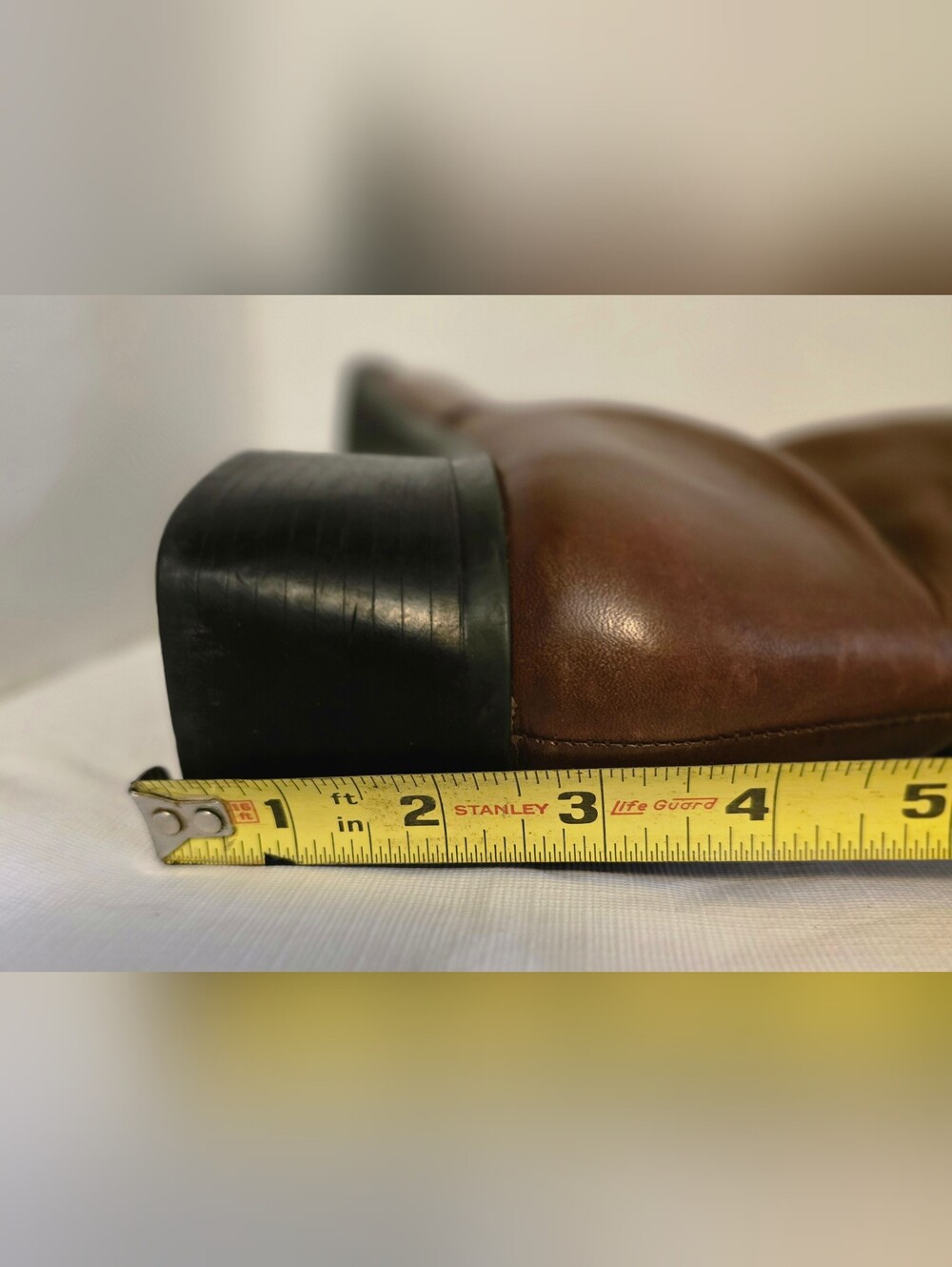 Naturalizer Leather Brown Heeled Boots 8 1/2 - Picture 11 of 12